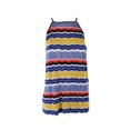 thumbnail image 1 of Vince Camuto Womens Navy Multi Striped Halter Tank Top XS, 1 of 1