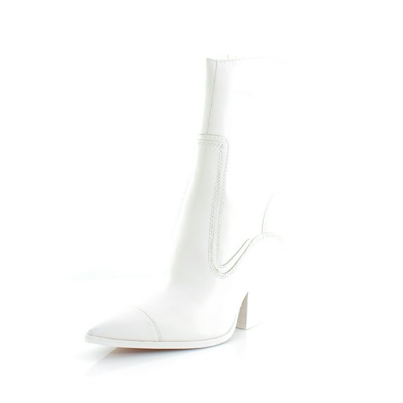 Vince Camuto Womens Overna Western Boots Coconut Cream 7M