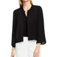 thumbnail image 1 of Vince Camuto Womens Pleated Sleeve Jacket, Black, 12, 1 of 2