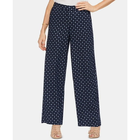 Vince Camuto Womens Printed Wide Leg Pants
