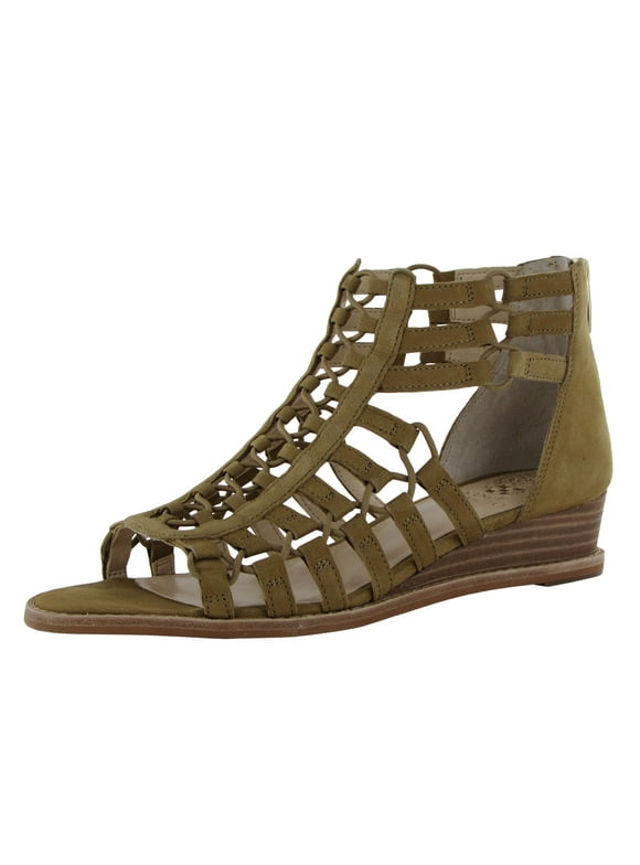 Vince Camuto Womens Richetta Gladiator Sandal Shoes, Heartwood, US 8 W