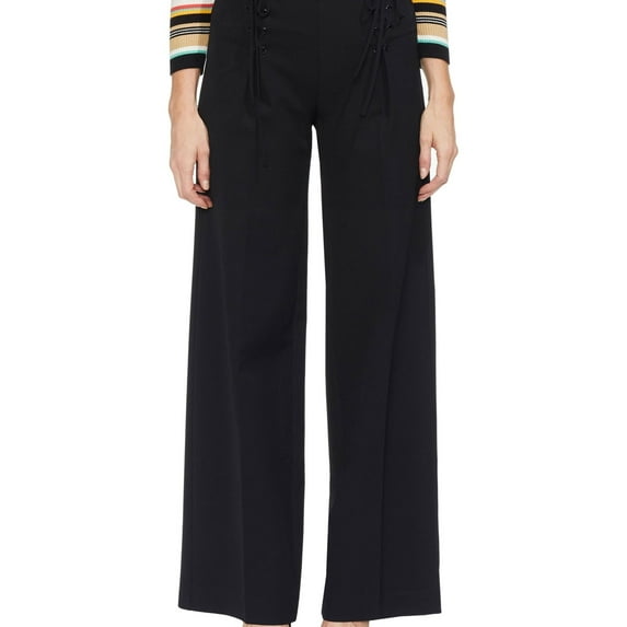 Vince Camuto Womens Sailor Casual Trouser Pants, Black, 4