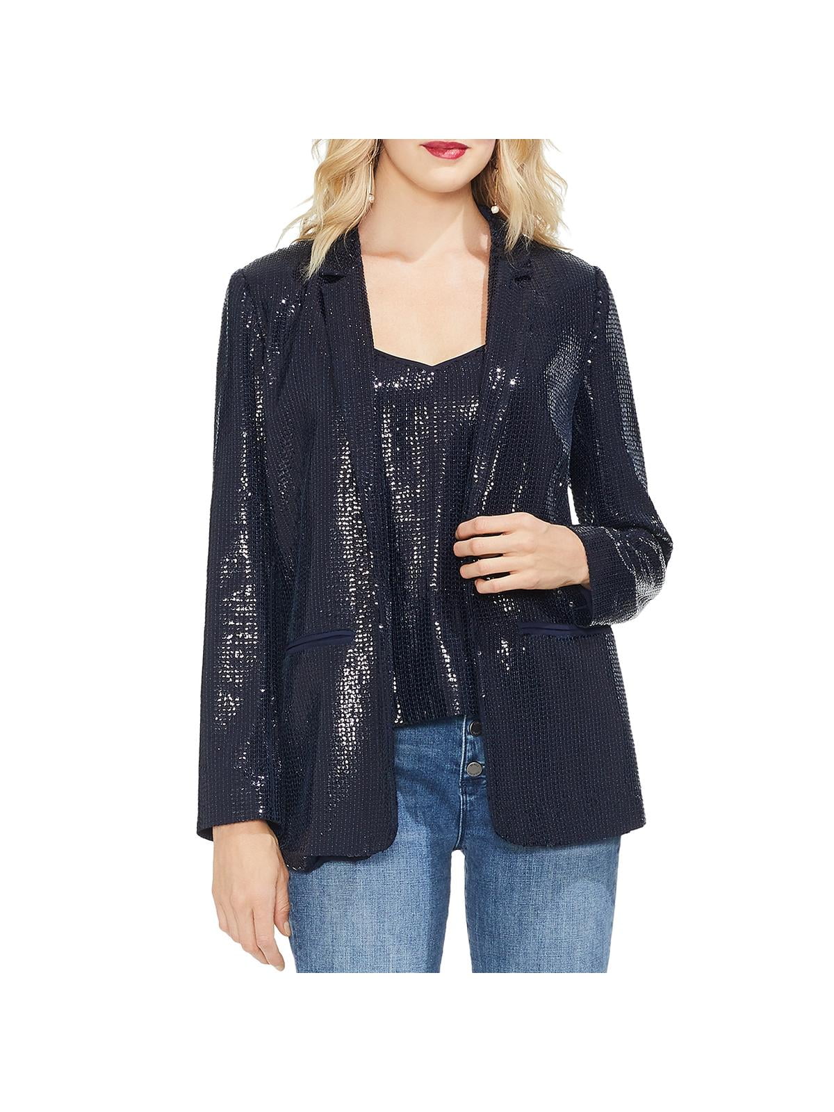 Vince camuto sequin best sale blazer