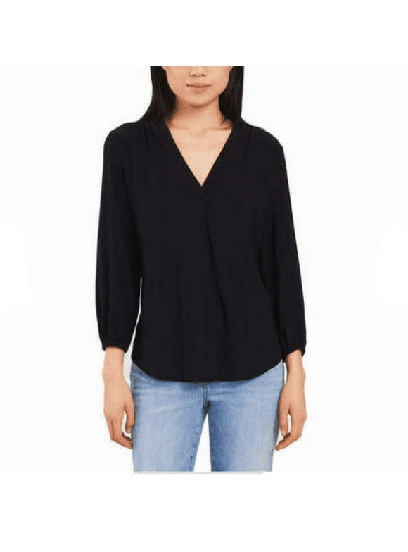 Vince Camuto Womens V Neck Top