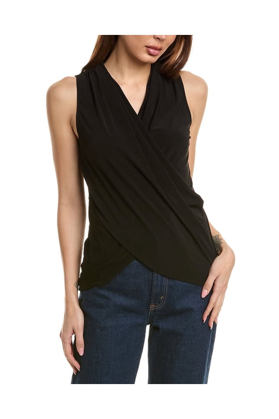 womens Draped Surplice Tank, XXL