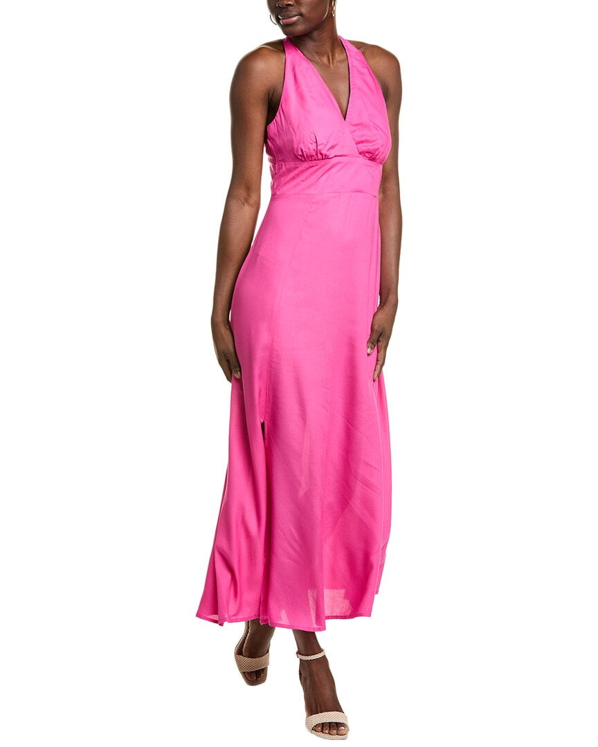 Vince Camuto womens Halter Maxi Dress, xs, Pink - Walmart.com