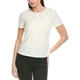 thumbnail image 1 of Vince Camuto womens  Knit T-Shirt, XL, White, 1 of 3