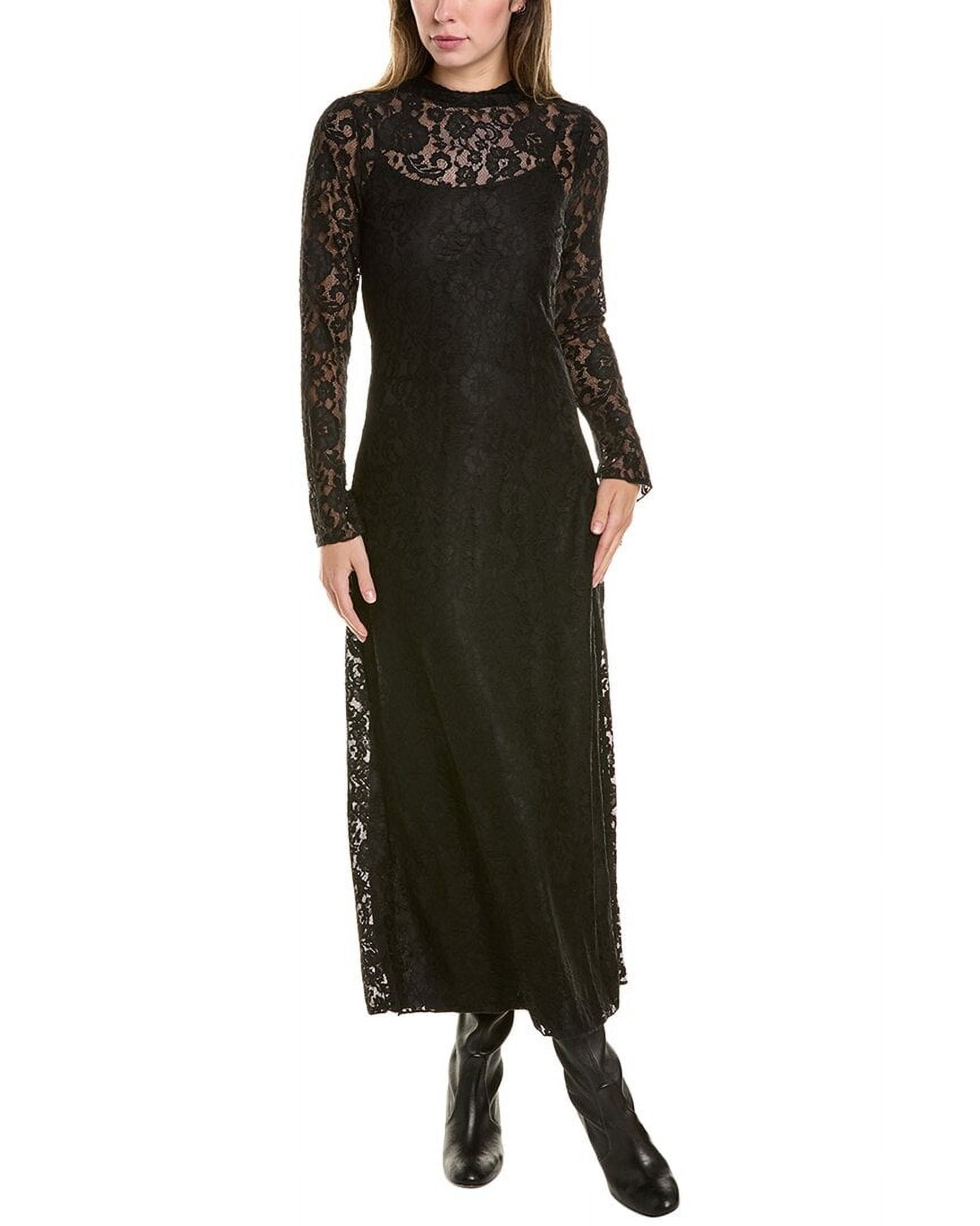 Vince Camuto womens Lace Maxi Dress, xs, Black - Walmart Business Supplies