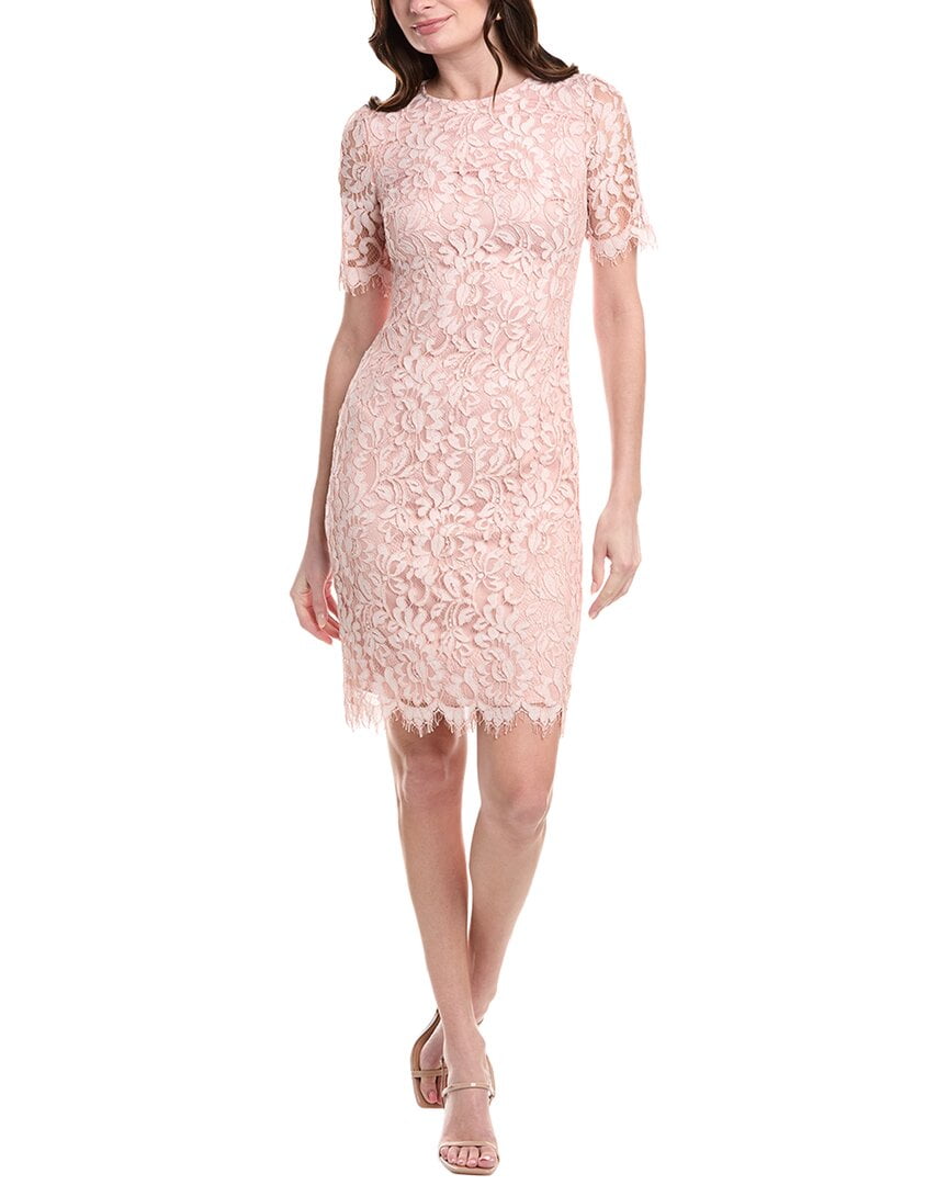 Vince Camuto womens Lace Sheath Dress, 12, Pink - Walmart Business Supplies Vince Camuto womens Lace Sheath Dress, 12, Pink - Walmart Business Supplies