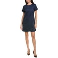 thumbnail image 1 of Vince Camuto womens  Paneled Shift Dress, l, Blue, 1 of 3