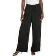 thumbnail image 1 of Vince Camuto womens  Pinstripe Pull-On Pant, XXL, Black, 1 of 3
