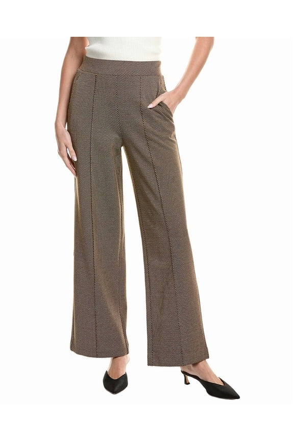 womens  Pintuck Front Pant, XL, Tan