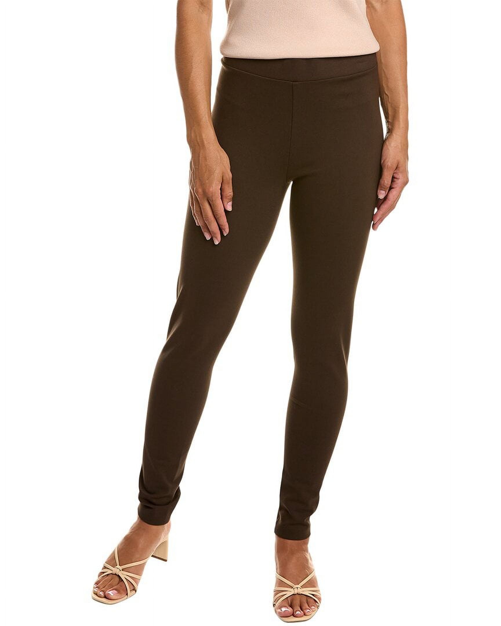 Vince Camuto Wide-waistband Ponte-knit Leggings In Vanilla