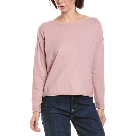 Vince Camuto womens  Rolled Edge Trim Top, l, Pink