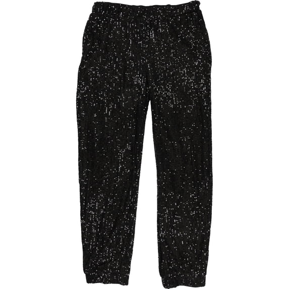 Vince Camuto Womens Sparkle Shine Casual Trouser Pants, Black, Small
