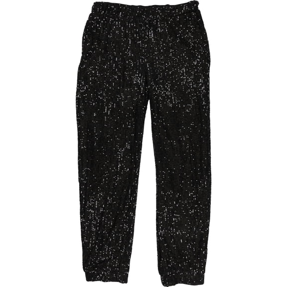 Vince Camuto Womens Sparkle Shine Casual Trouser Pants, Black, Small