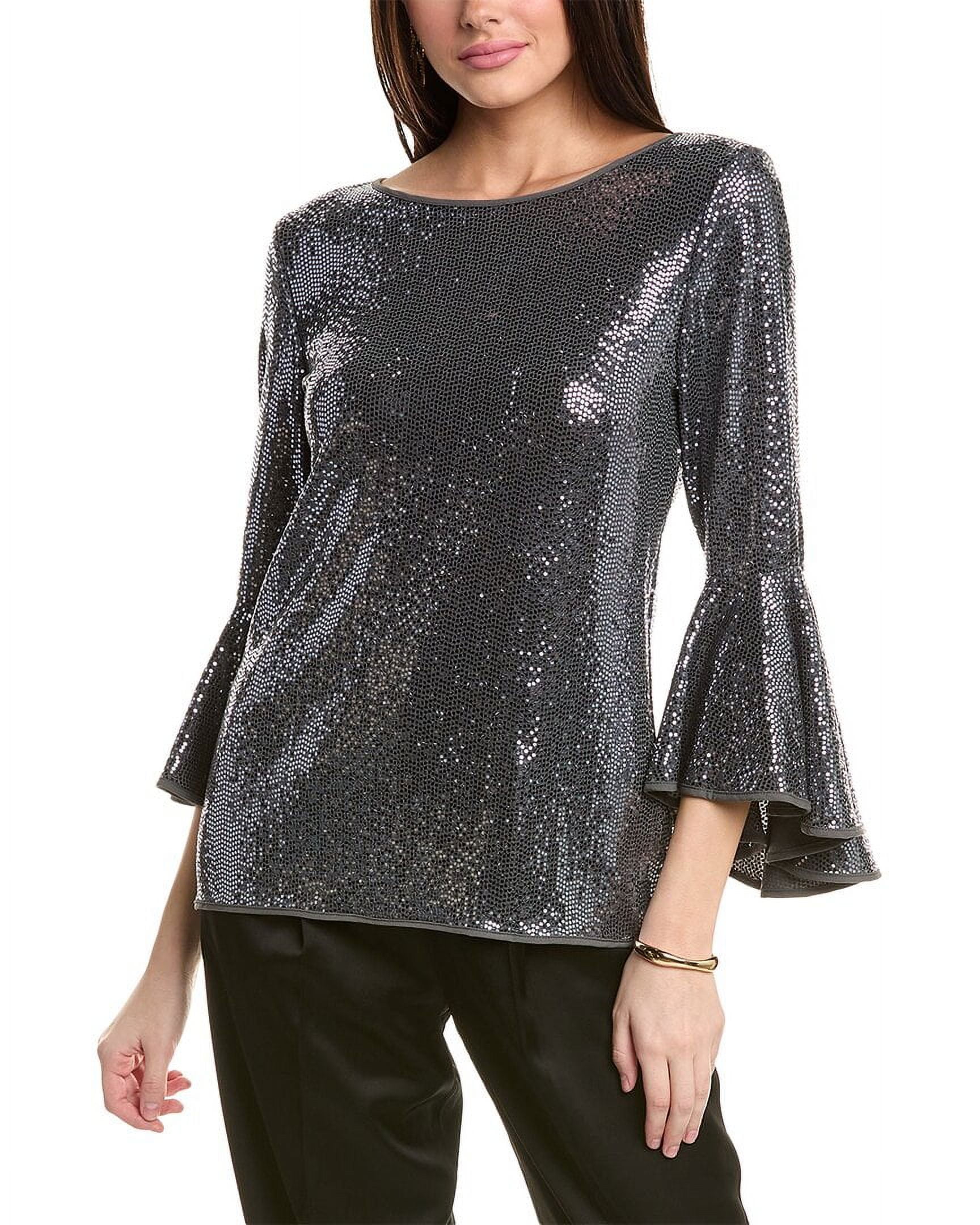 vince camuto sequin top
