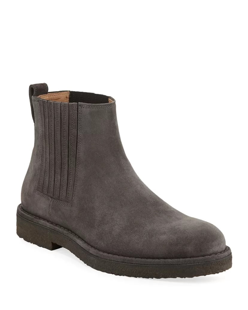 Vince GRAY Carmine Valencia Leather Chelsea Boots, US 8.5D