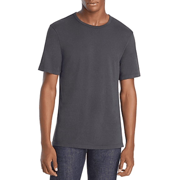 Vince GREY Men's Garment Dye Short Sleeve Crew Neck Tee, US X-Small