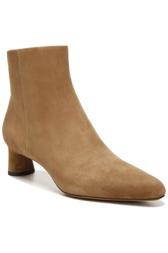 Hilda Leather Bootie, 6, Brown