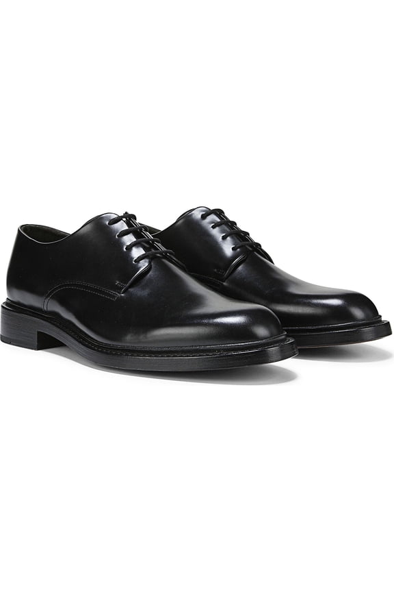 Men's Davies Oxford Black Leather 8M