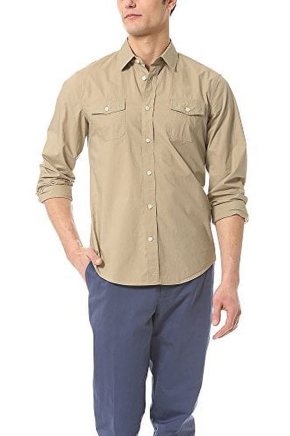 Men's Parachute Sport Shirt, Maple, Small