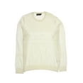 thumbnail image 1 of Vince Men's Simi-Sheer Cotton Crew Neck Sweater (Large, Off White), 1 of 2