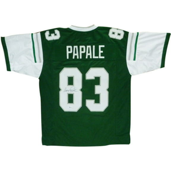 Vince Papale Autographed Philadelphia Eagles (Green #83) Custom Jersey - Beckett