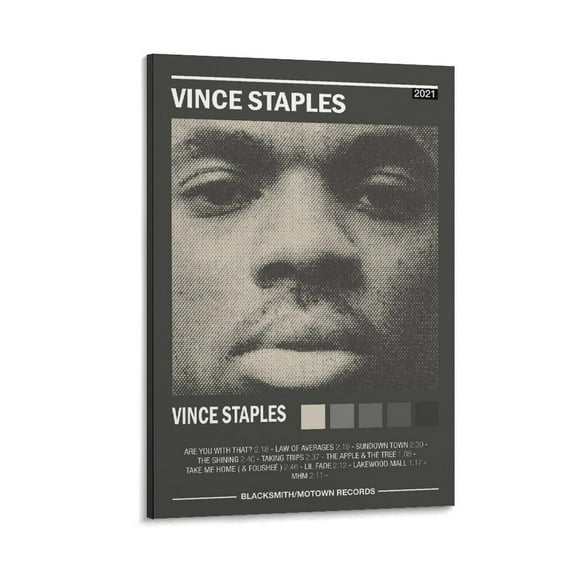 Vince Staples Canvas Poster Bedroom Decoration Landscape Office Valentine's Birthday Gift