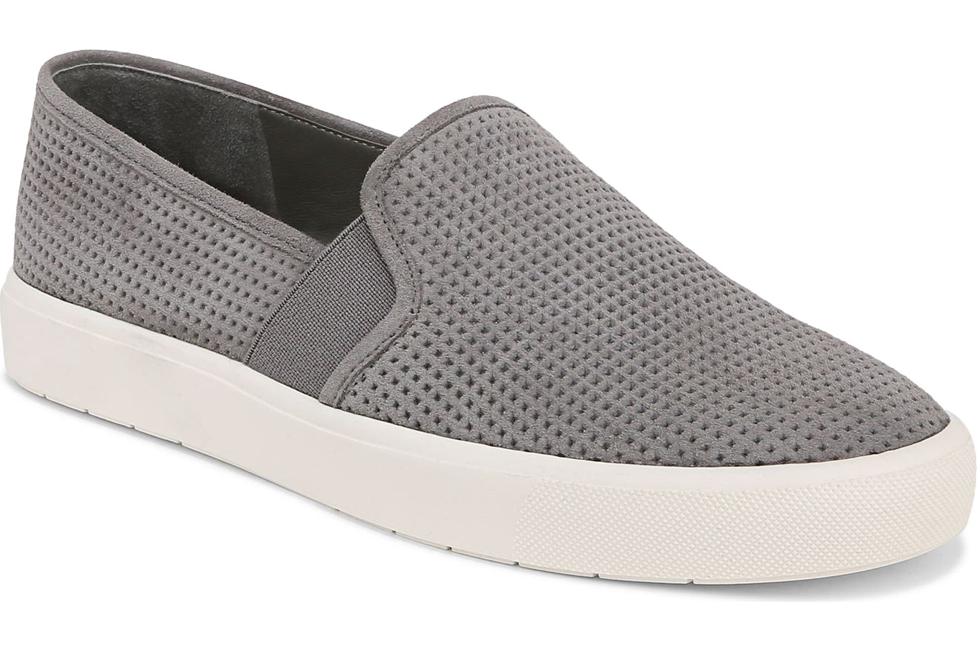 Vince Blaire Slip-On Shoes - Grey Brown Amazon.com | Vince Womens Blair Sneaker Optic White Woven  main image 4