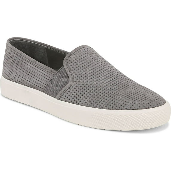 Vince Women's Blair 5 Slip on Sneaker Stone Grey Suede 9M
