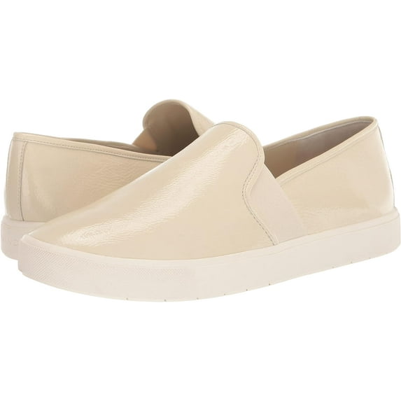 Vince Women's Blair Slip On Sneakers Moonlight Crinkle Patent 9.5M