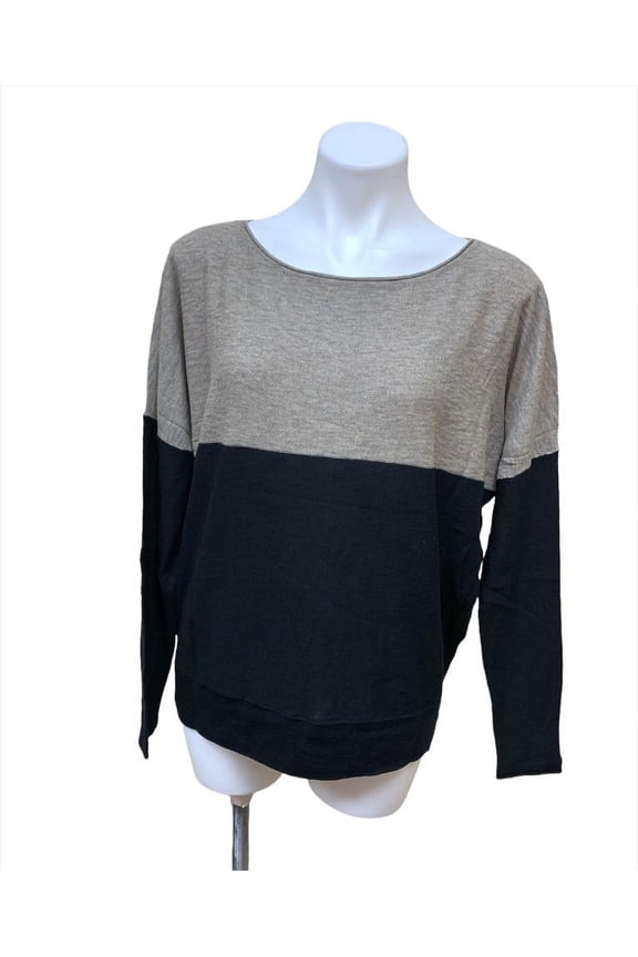 Women's Cleats/Black Knit Boatneck Sweater, Medium