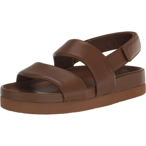 Vince Women's Gemini Plataform Sandal Peanut Brown 7M