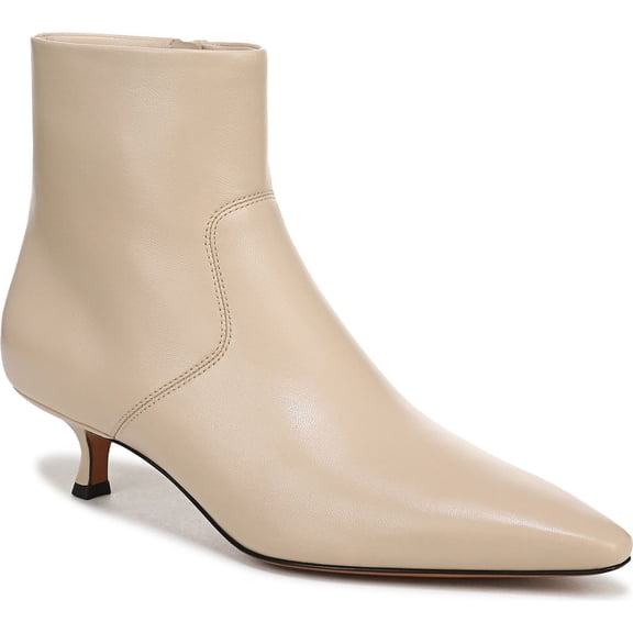 Vince Women's Simone Kitten Heel Bootie Birch Sand 10M