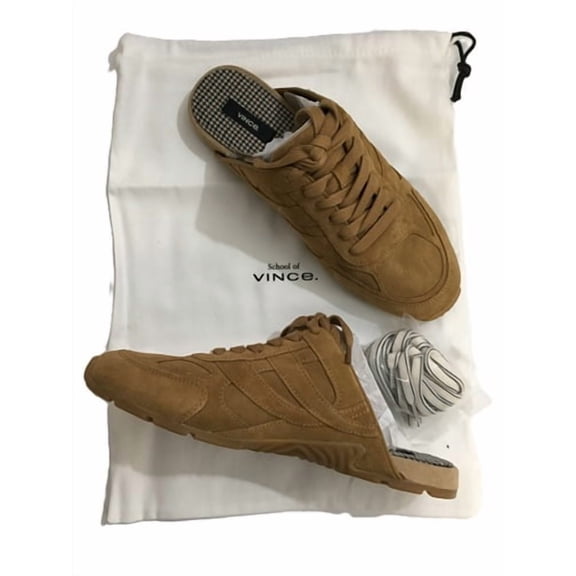 Vince Women's Mojave E Mule Shoes, Honey Brown, Slip on size 9.5