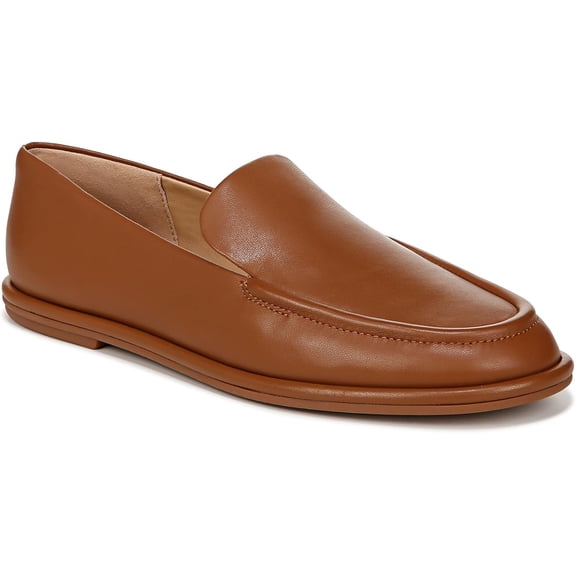 Vince Women's Sequoia Brown Sloan Leather Loafers 10M