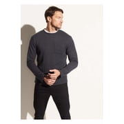Vince mens Crewneck Wool & Cashmere-Blend T-Shirt, XXL, Black