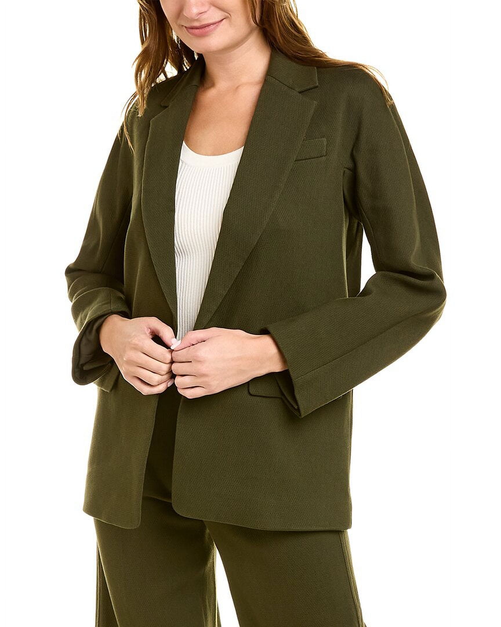 Vince top green coat