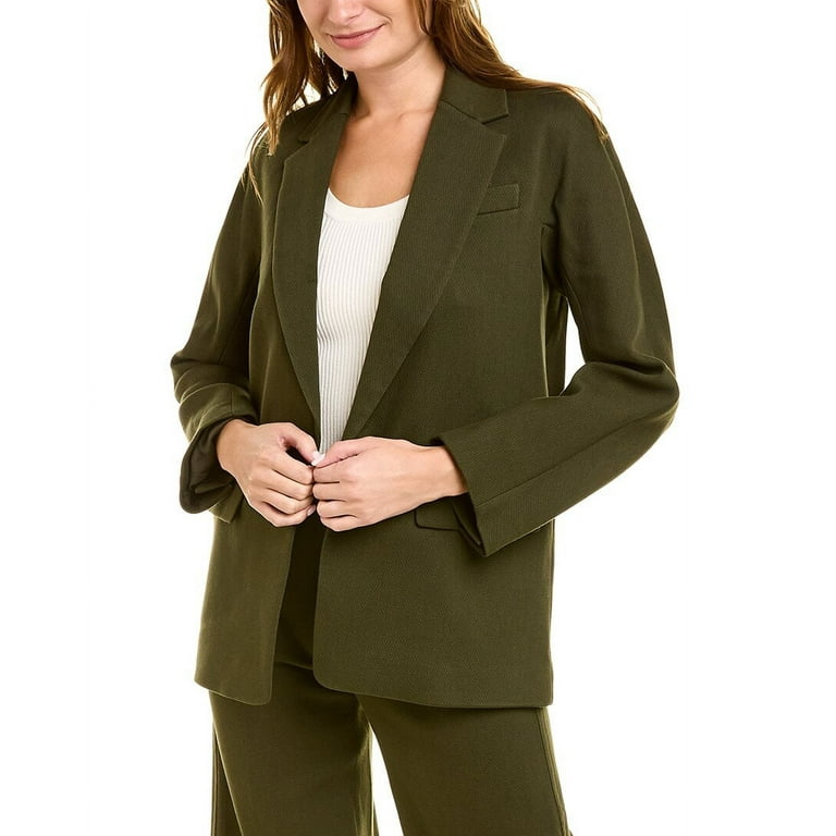 Vince womens Blazer Coat 4 Green Walmart