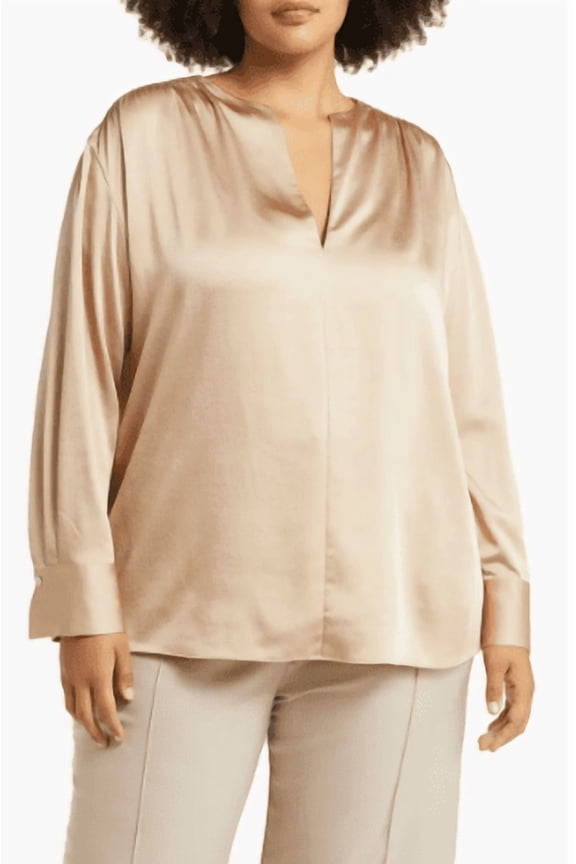 womens Plus Smocked Blouse, 3X