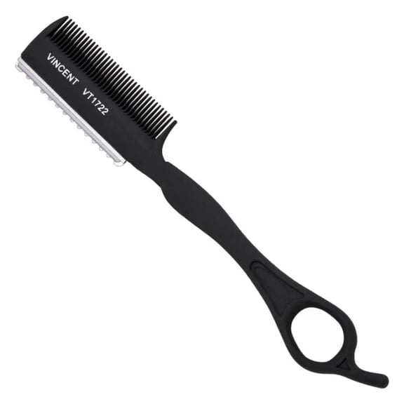 Vincent Carbon 2 Way Razor Comb - One Eye
