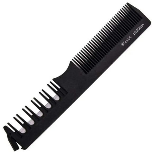 Vincent Carbon 2 Way Razor Comb