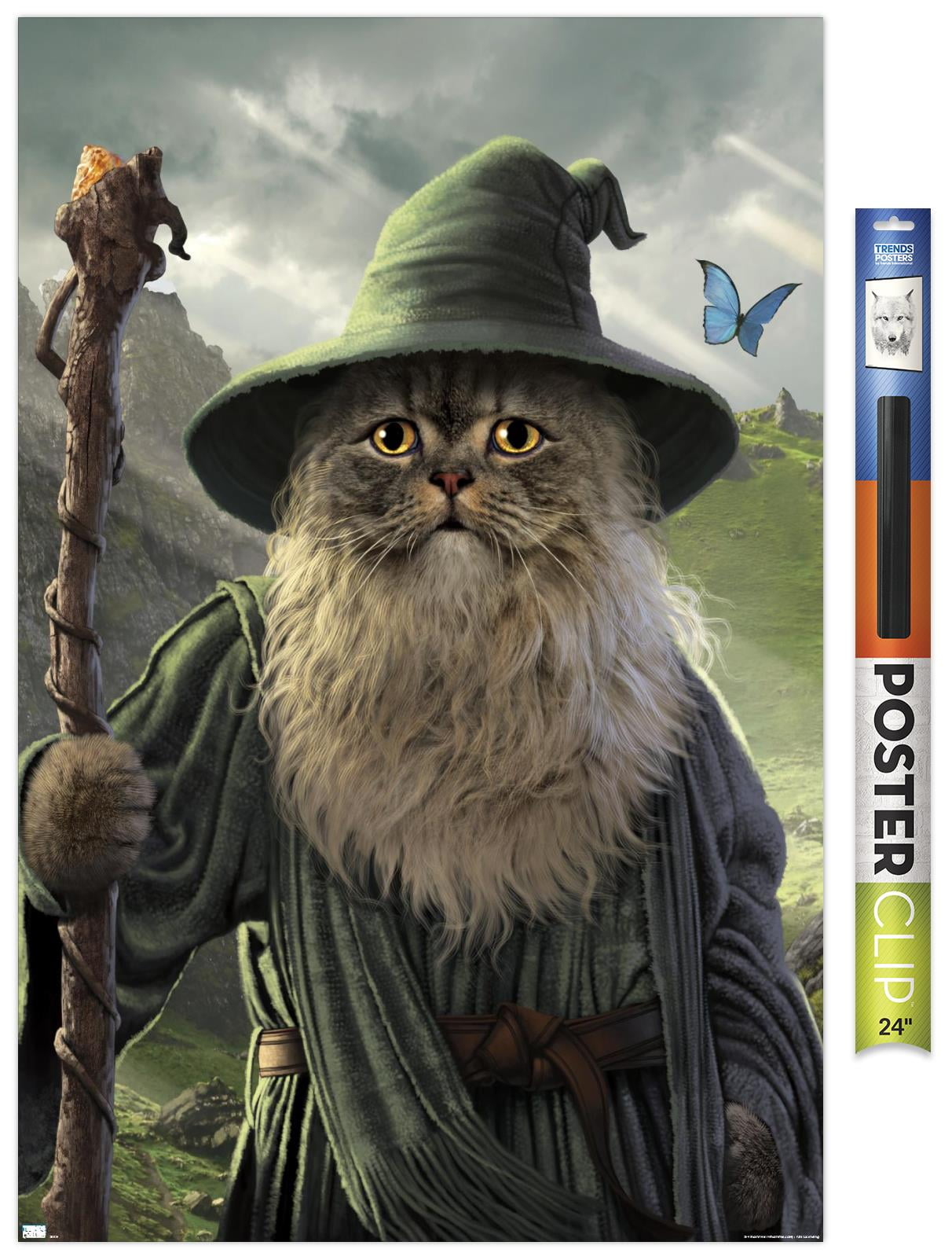 Vincent Hie - Catdalf Wall Poster, 22.375" x 34"
