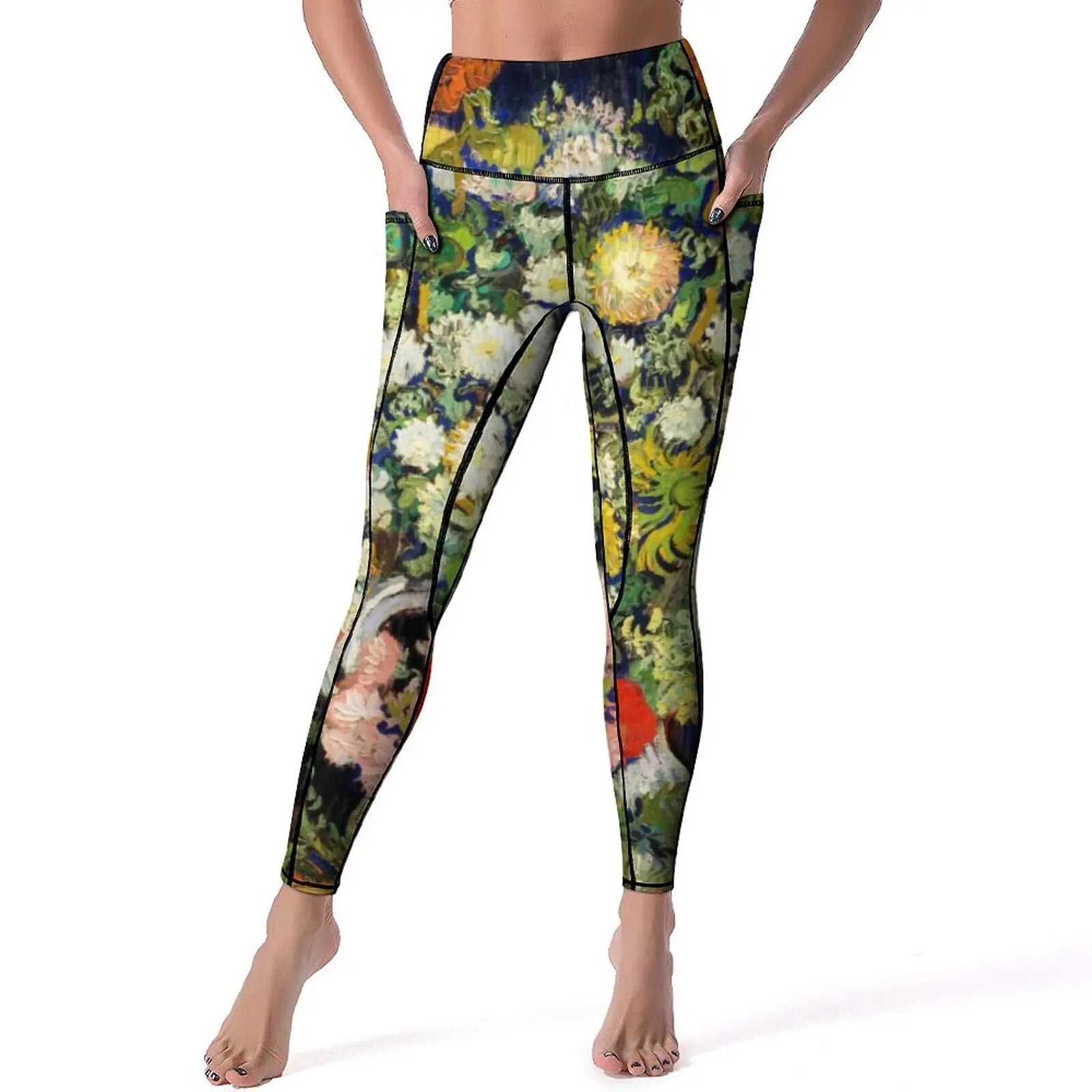 Vincent Leggings Sexy Starry Night Gifts Push Up Yoga Pants Novelty ...