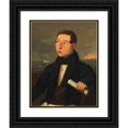 thumbnail image 1 of Vincent Poiret 15x18 Black Ornate Wood Framed Double Matted Museum Art Print Titled - Franz Von Suppe at the Age of 15 (1835), 1 of 5
