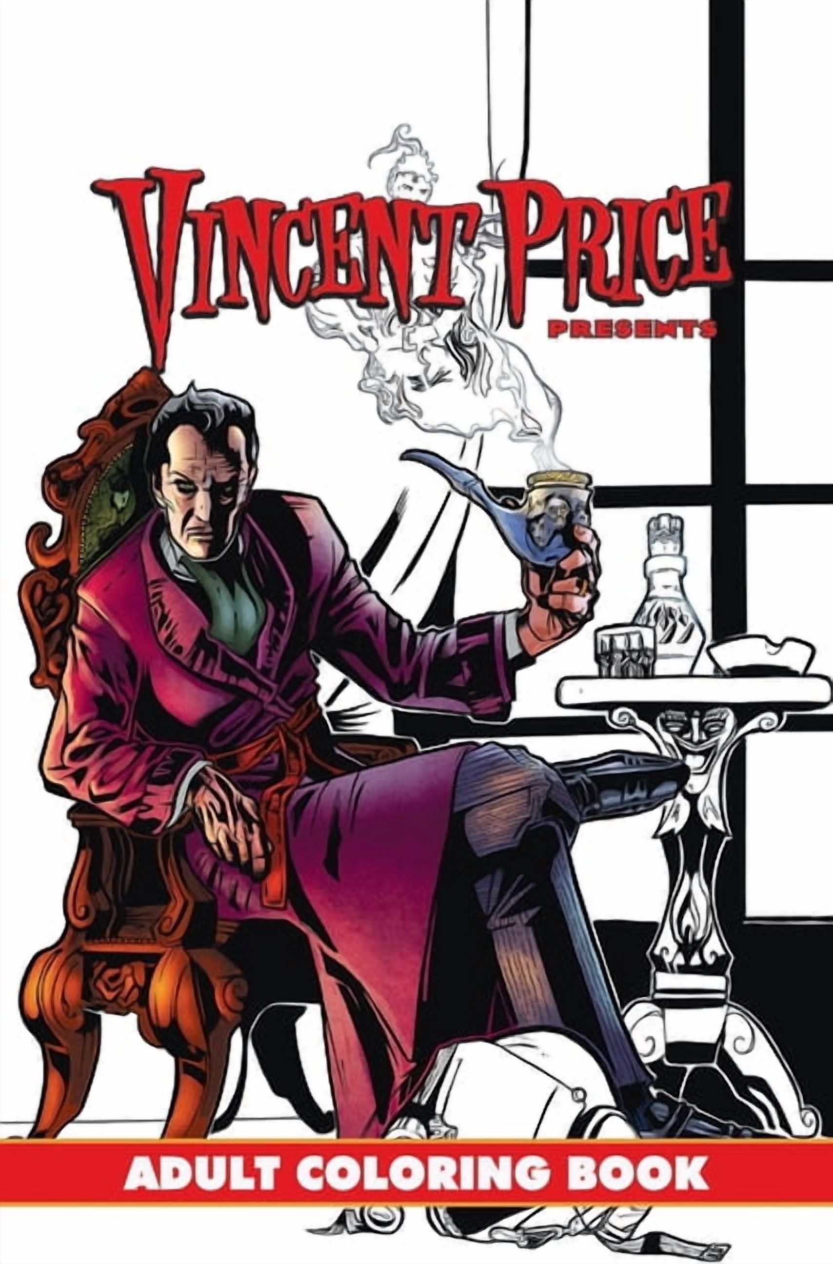 Vincent Price Presents Vincent Price Presents: Adult Coloring Book, (Hardcover)