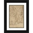 thumbnail image 1 of Vincent Sellaer 13x18 Black Ornate Wood Framed Double Matted Museum Art Print Titled - Charity 2 (1557), 1 of 5