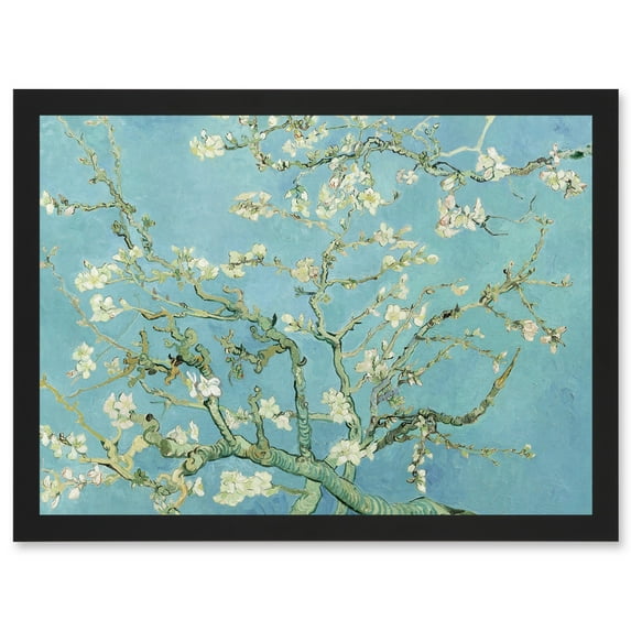 Vincent Van Gogh Almond Blossom Painting Artwork Framed Wall Art Print A4