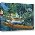 thumbnail image 1 of Vincent Van Gogh "Bank Of The Oise At Auver" Wrapped Canvas Art, 1 of 2